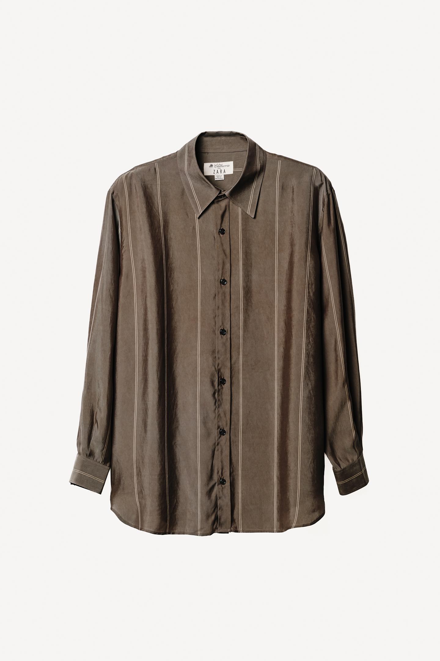 CUPRO JACQUARD SHIRT WILLY CHAVARRIA X ZARA